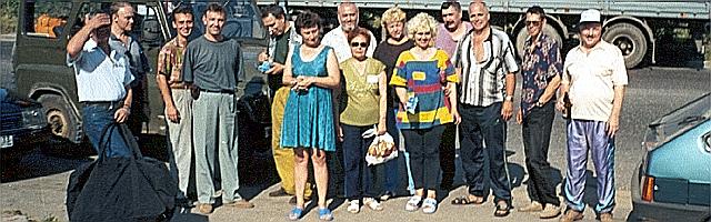 Team from Vladimir. Oka'2001 start.